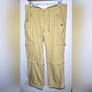 NWOT - Women's Mountain Hard Wear Tan Convertable Pants